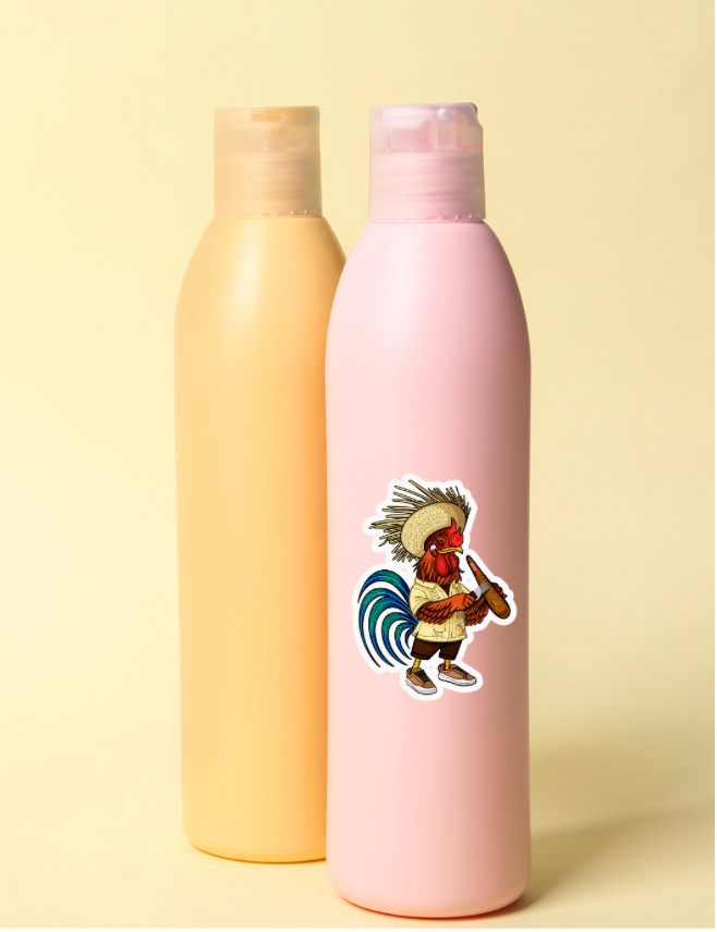 Sticker Gallo Crestoso