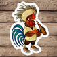 Sticker Gallo Crestoso